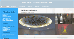 Desktop Screenshot of elektrokehl.de